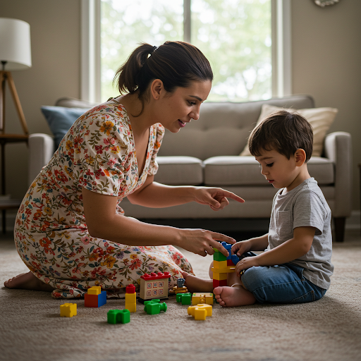 엄마의 다정한 가르침