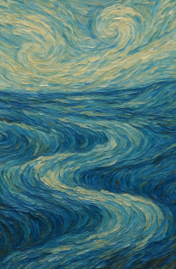 고흐 붓터치의 물리학