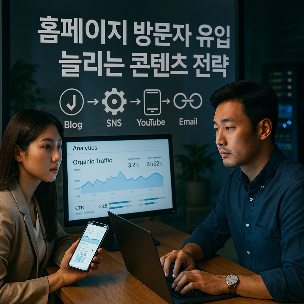 홈페이지 방문자 유입 늘리는 콘텐츠 전략