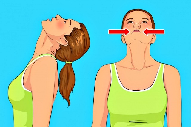 목주름 없애는 운동,스트레칭,목주름없애기