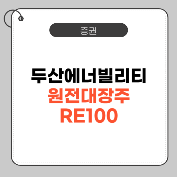 두산에너빌리티-주가