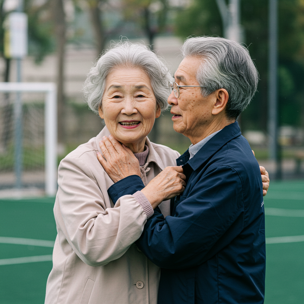 65세 이상 할머니 할아버지의 모습
