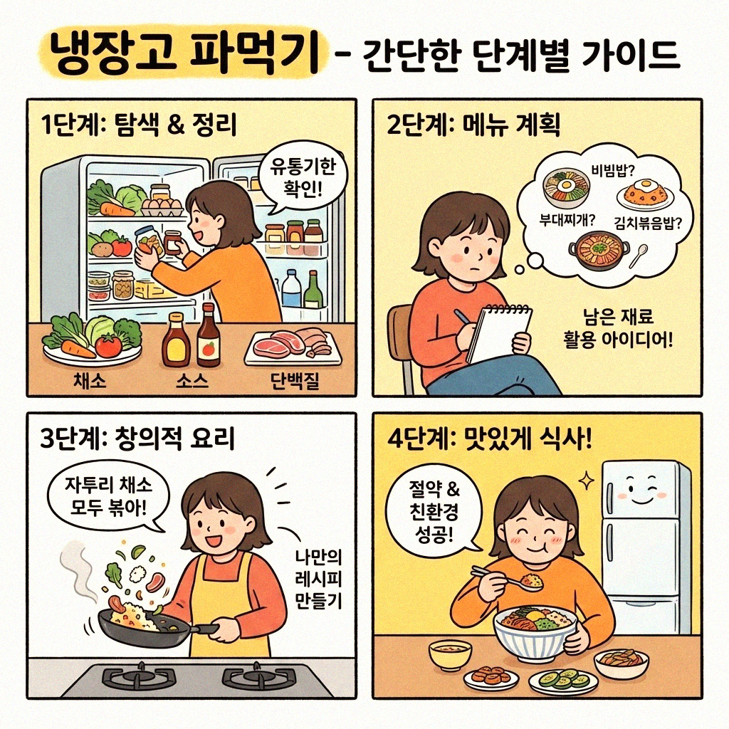 냉장고 속 재료 싹 다 쓸어 담는 마법 레시피
