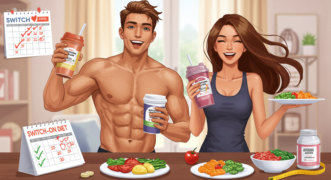 "30일 만에 10kg 감량! 요요 없는 스위치온 다이어트 비밀"