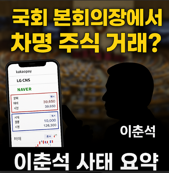 이춘석 사태 정리