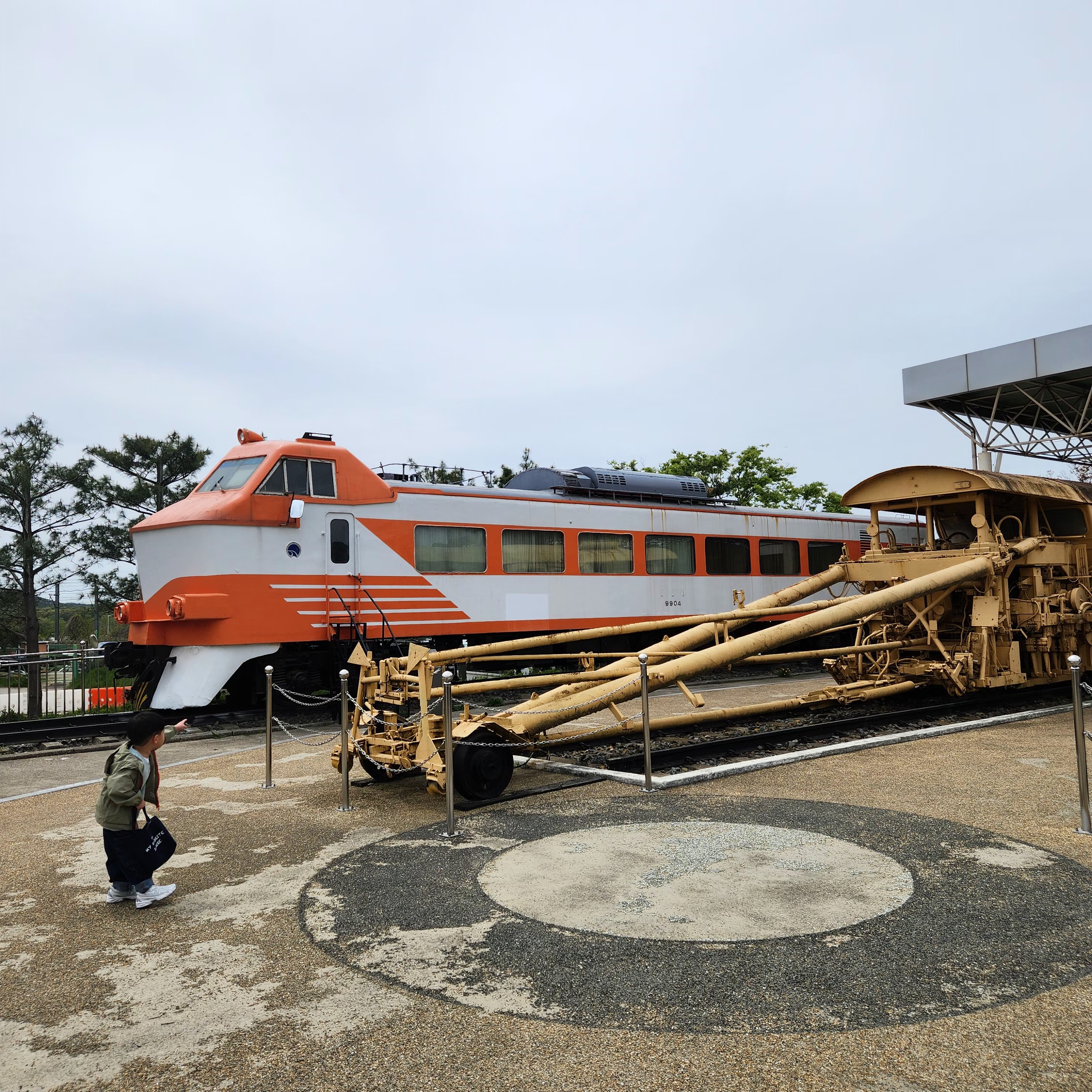 의왕철도박물관-야외전시장