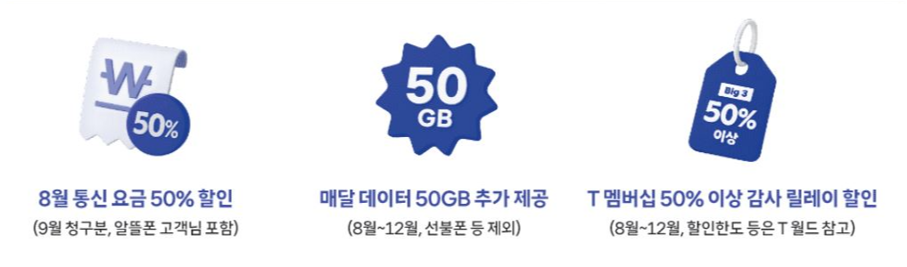 SKT 고객 감사 패키지