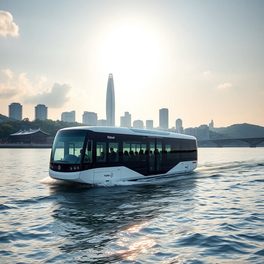 한강버스가 서울의 새로운 교통 패러다임을 제시하며, 미래 도시 교통의 비전을 보여주는 중요한 역할을 한다는 점을 강조합니다.