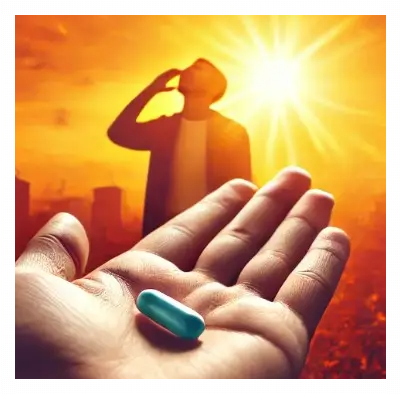 약 복용을 나타내는 참고 이미지