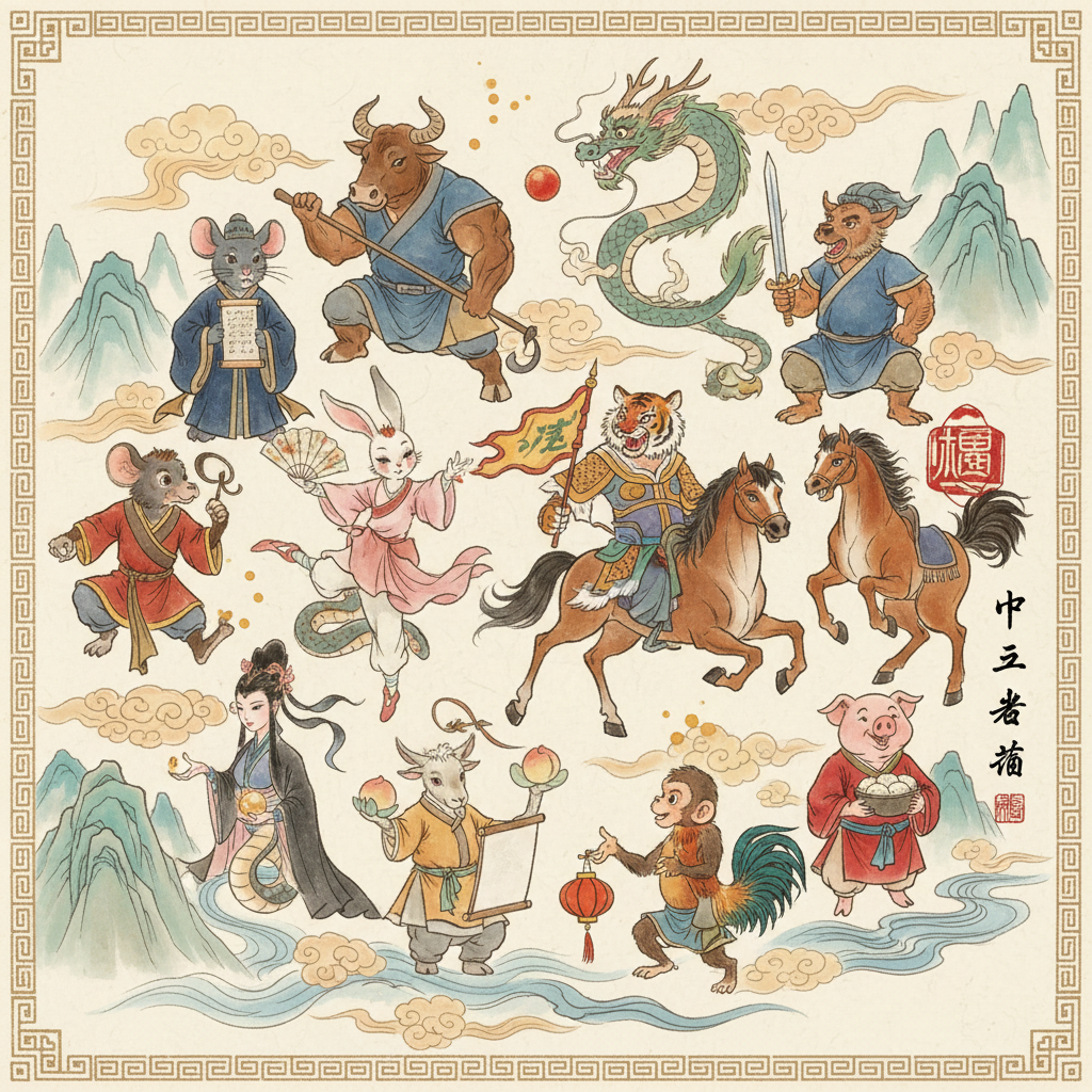 12간지 동물순서