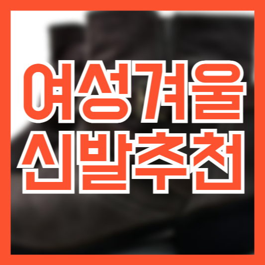 여성 겨울 신발 추천 가격대 브랜드!