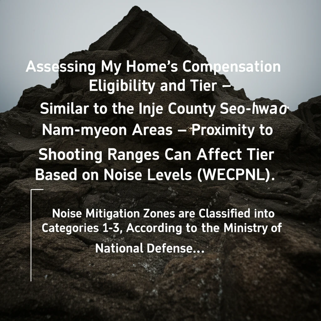 강원 인제군 군소음 보상금 신청 기준..