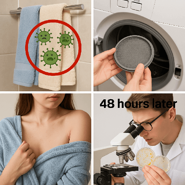 세탁해도 소용없다? 타월 속 세균이 48시간 넘게 살아남는 진짜 이유