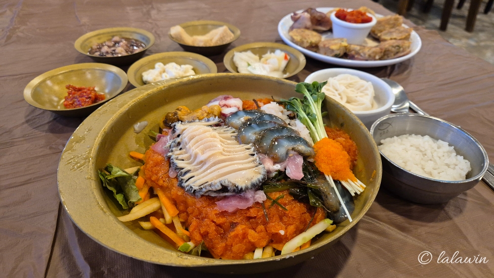 청초수물회 해전물회, 청초수물회 맵기
