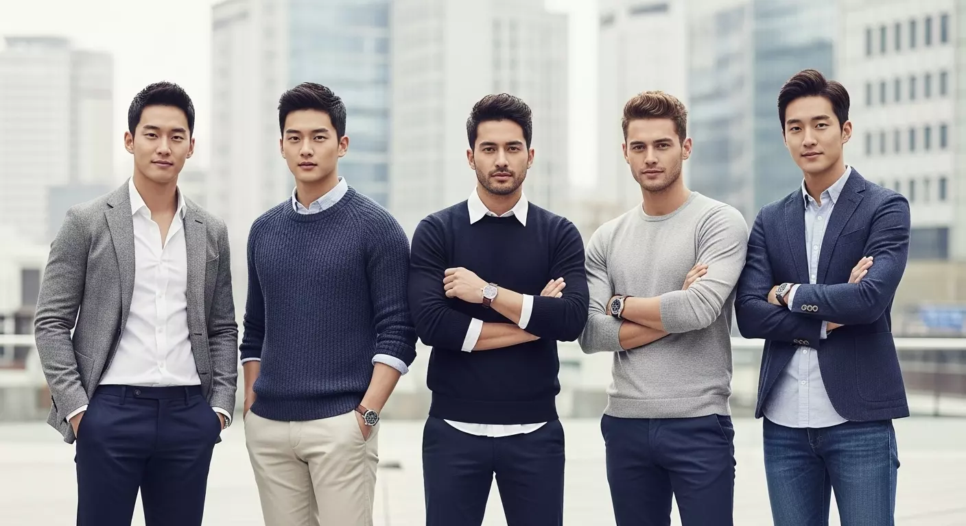 여성이 선호하는 남자 스타일 이미지