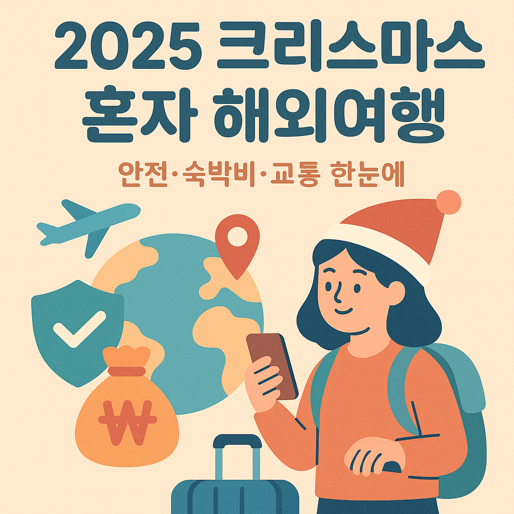 2025 크리스마스 혼자 해외여행 추천 도시