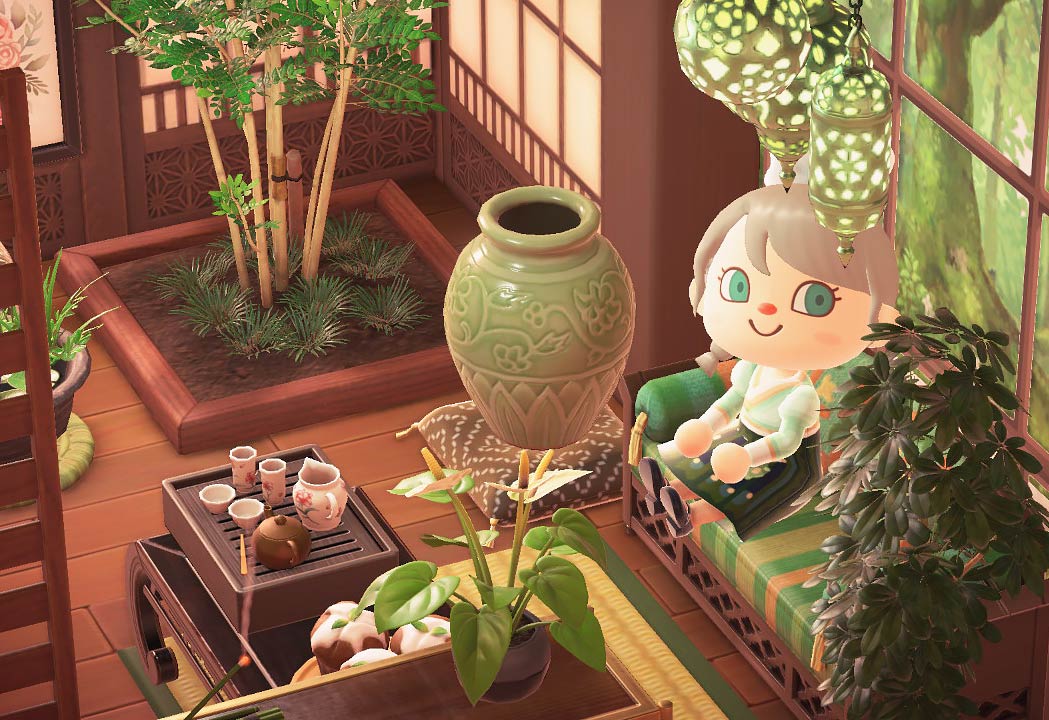 동물의숲 동양풍 방꾸미기