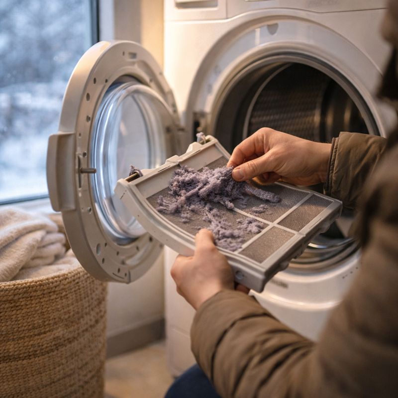 겨울철 의류건조기 관리법