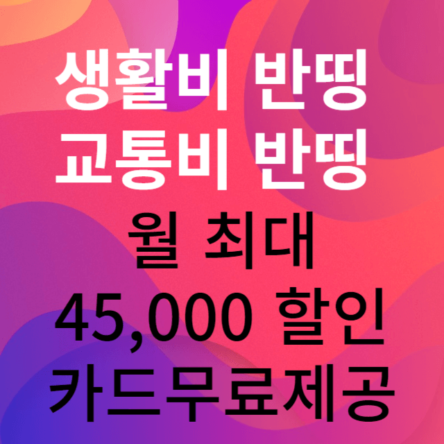 로카 모빌리티 반띵카드 혜택