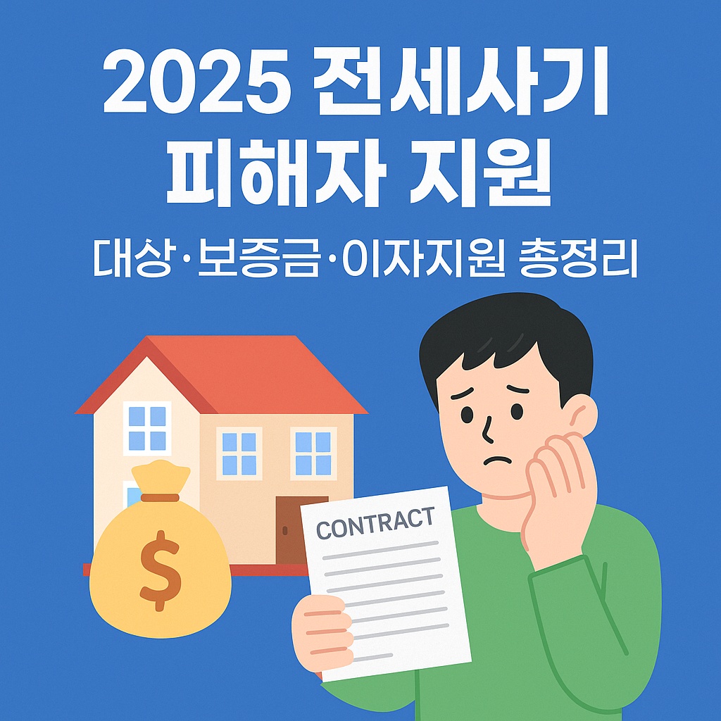 2025 전세사기 피해자 지원 제도 총정리|지원금·대출·임대주택·세제 혜택