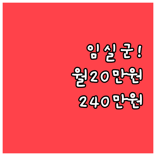 2026년 임실군 청년월세지원 총정리..