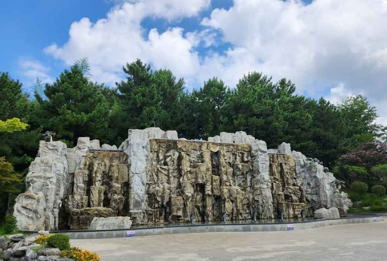 창원수목원 벽천분수