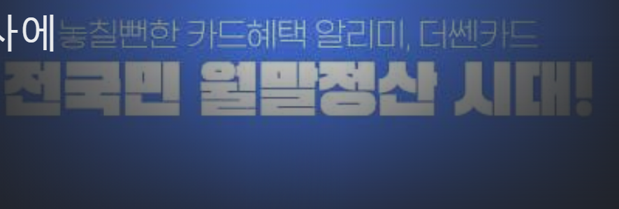 더쎈카드 - 카드사에 못 받은 돈 받아드립니다!