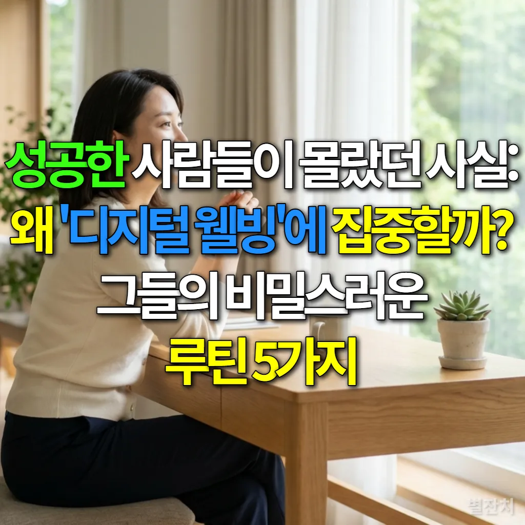 창밖을 바라보며 미소 짓는 한국인 여성, 디지털 기기 없이 평화로운 홈 오피스 풍경