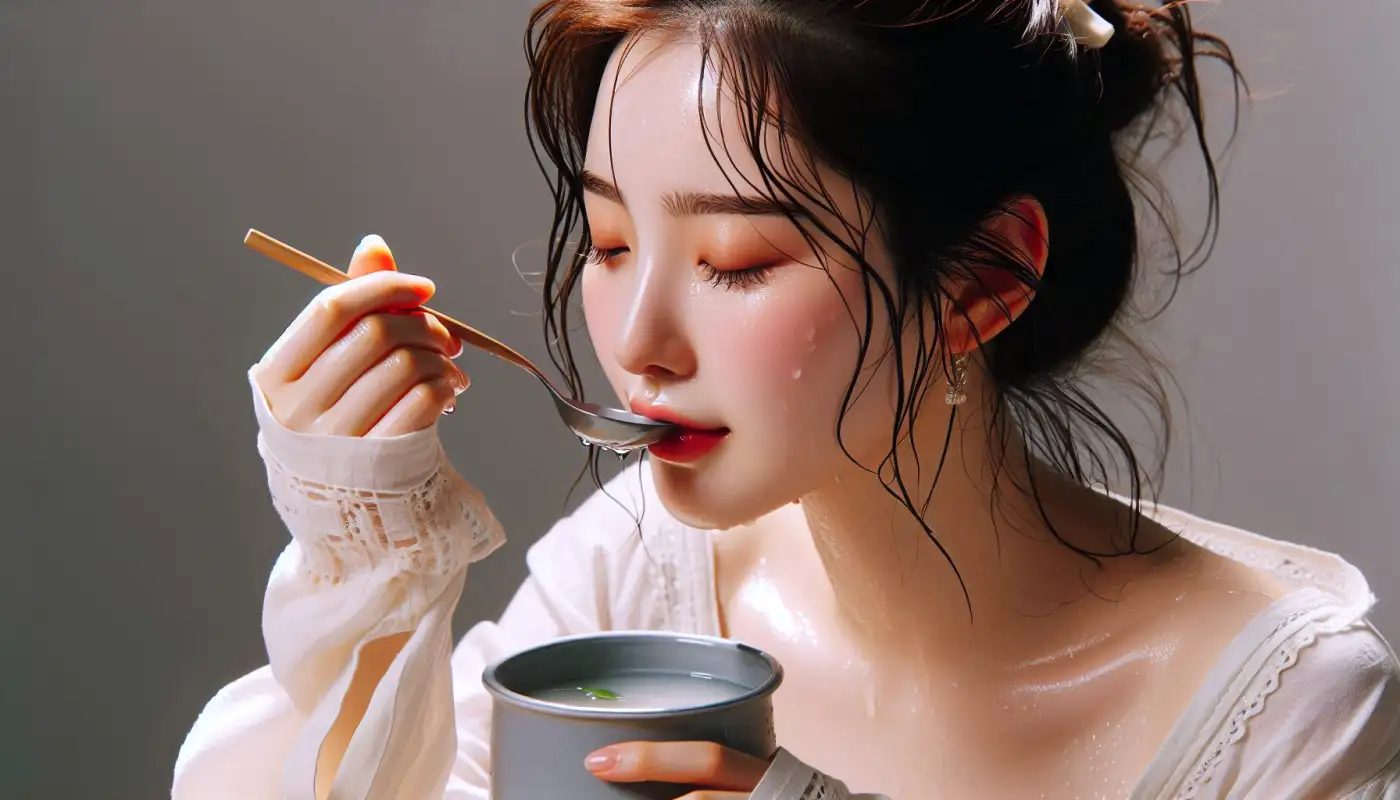 초복-중복-말복-뜻을-알아보고-보양식을-먹는-여성의-모습