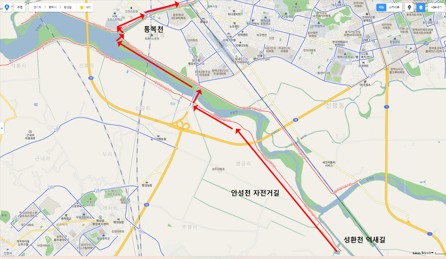 안성천자전거길