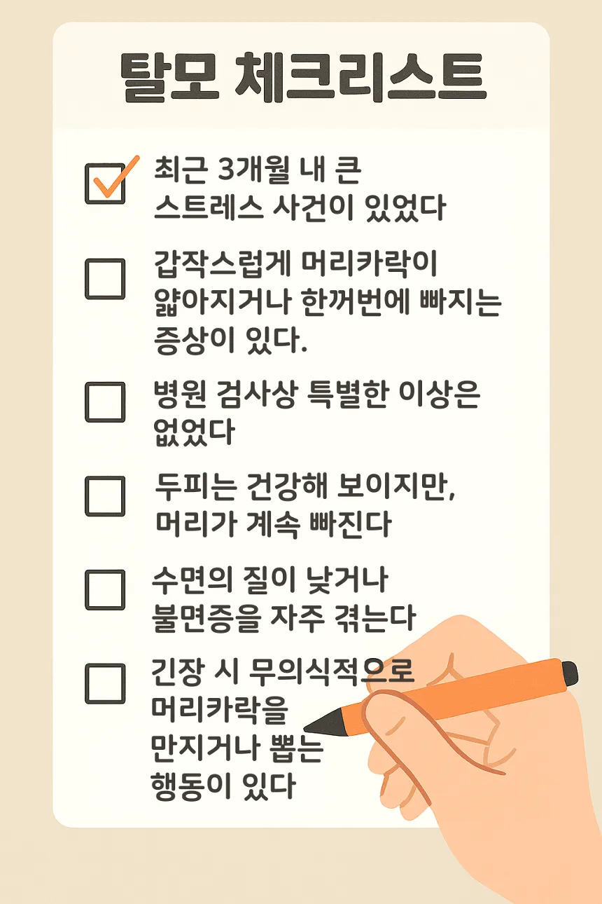 탈모 자가진단