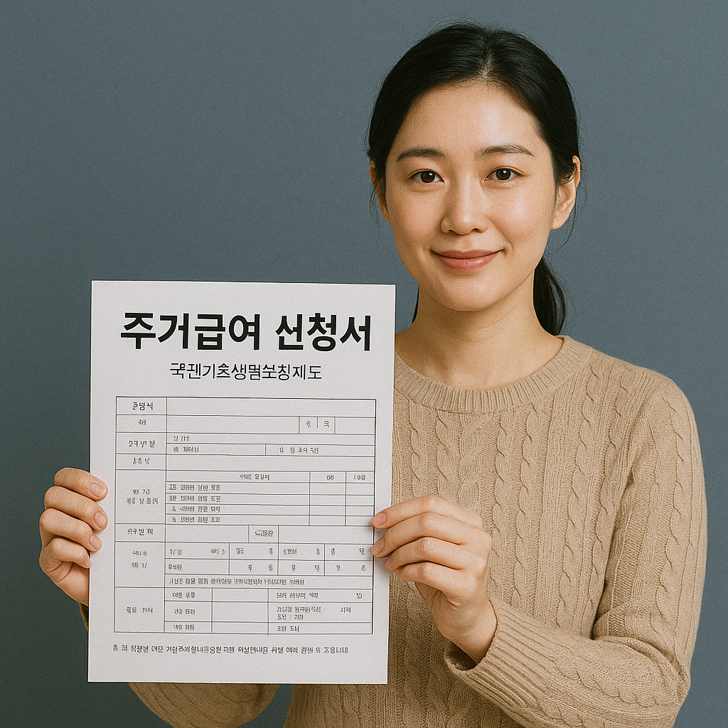 주거급여 신청서