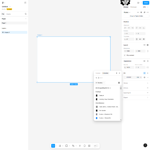 색상(Color Styles) 정의