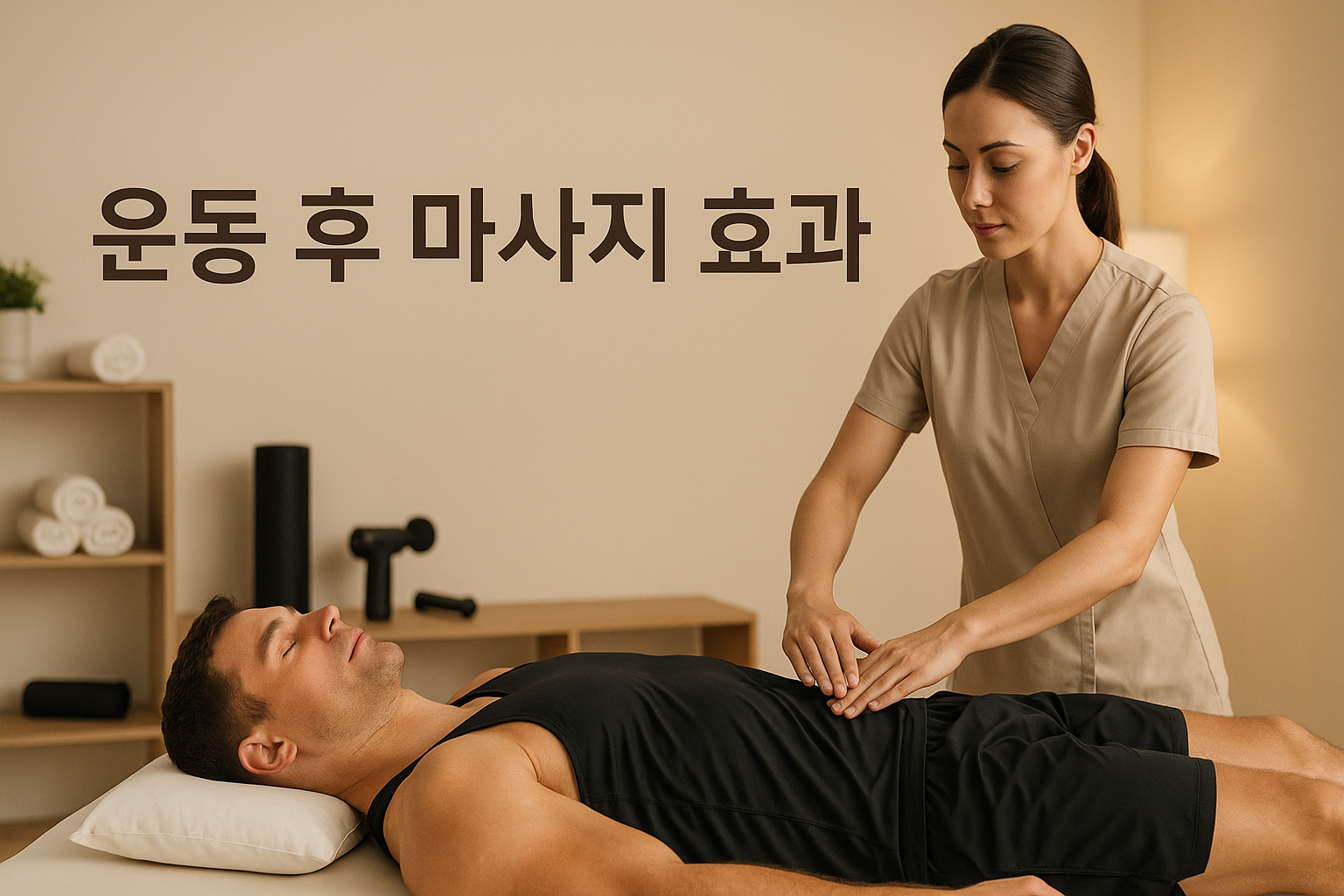 1.운동 후 마사지 효과