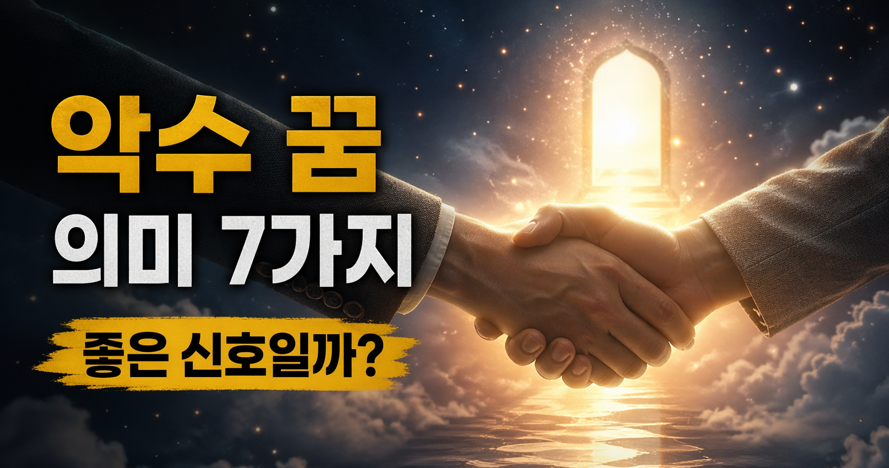 악수하는 꿈