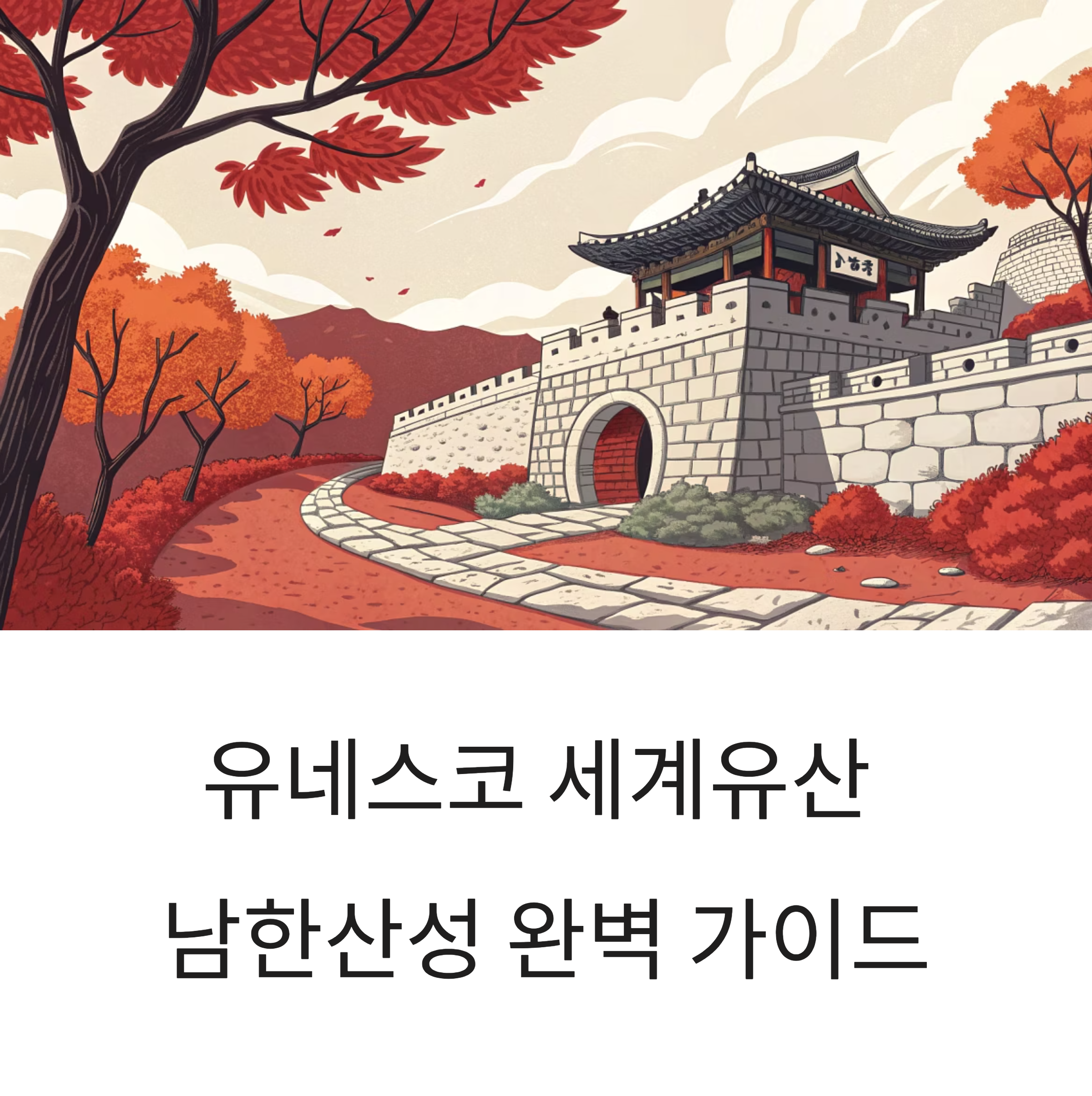 남한산성 성곽 산책 &amp; 역사 탐방 완벽 가이드: 유네스코 세계유산에서 만나는 조선의 숨결
