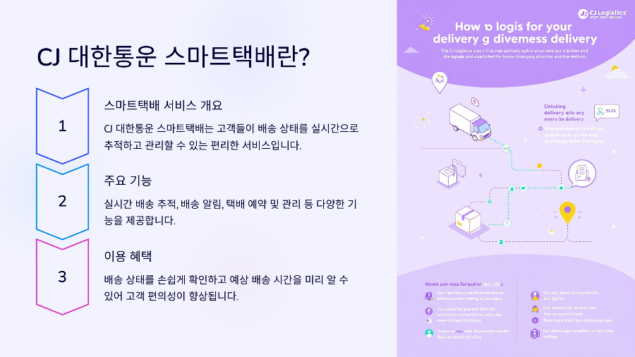 📦 CJ 대한통운 스마트택배란?