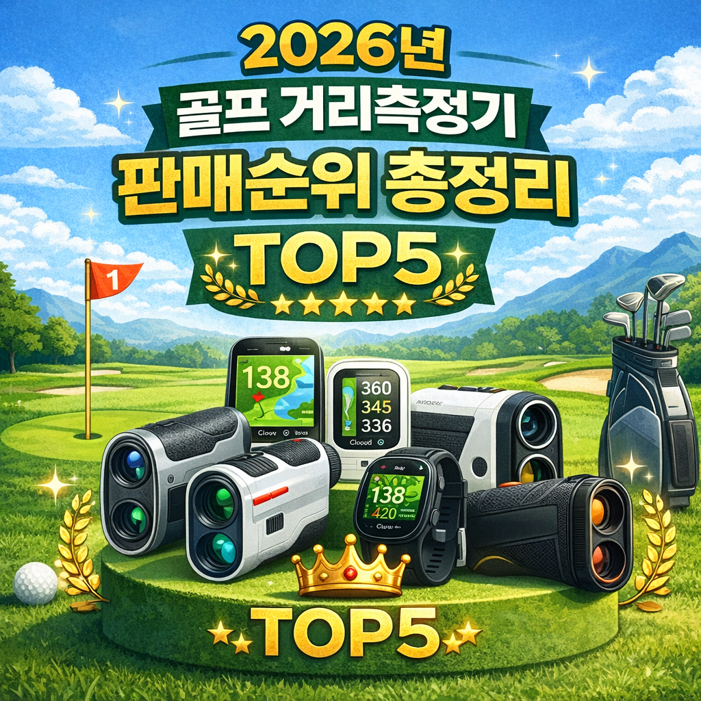2026년 골프 거리측정기 판매순위 TOP5 (초보·중급·프리미엄 추천)