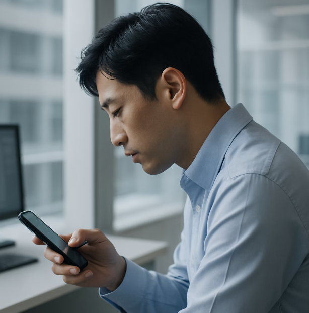 고개만 숙였을 뿐인데, 목이 받는 엄청난 무게