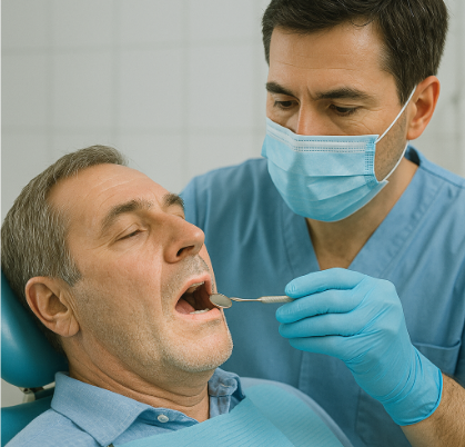 중년의 치과치료