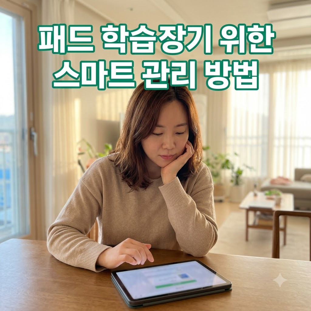 [자녀 교육] 패드 학습기 시작 전 중독 걱정, 스마트폰과 다른 3가지 사용 원칙