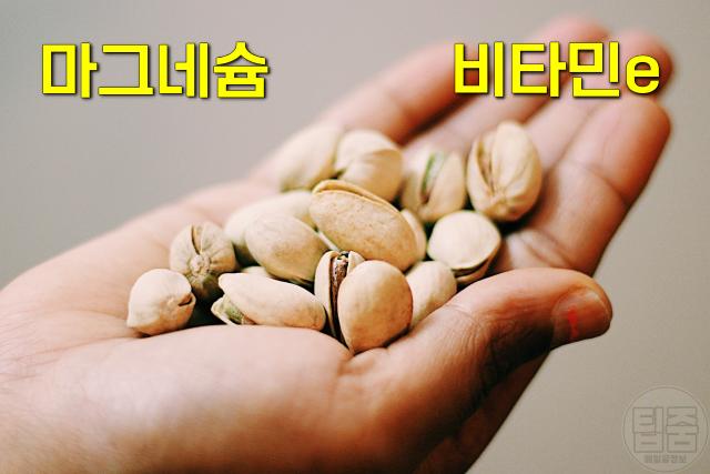 손톱 갈라짐 부러짐 피스타치오 아몬드