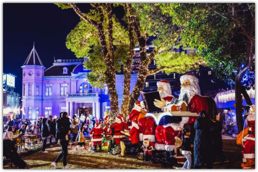 후쿠오카 크리스마스 마켓 위치 일루미네이션 시간