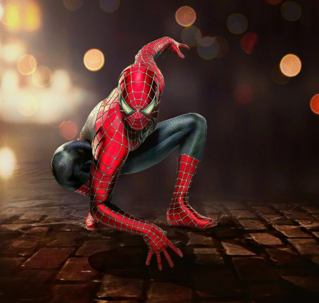 스파이더 맨 영화 한 장면 사진