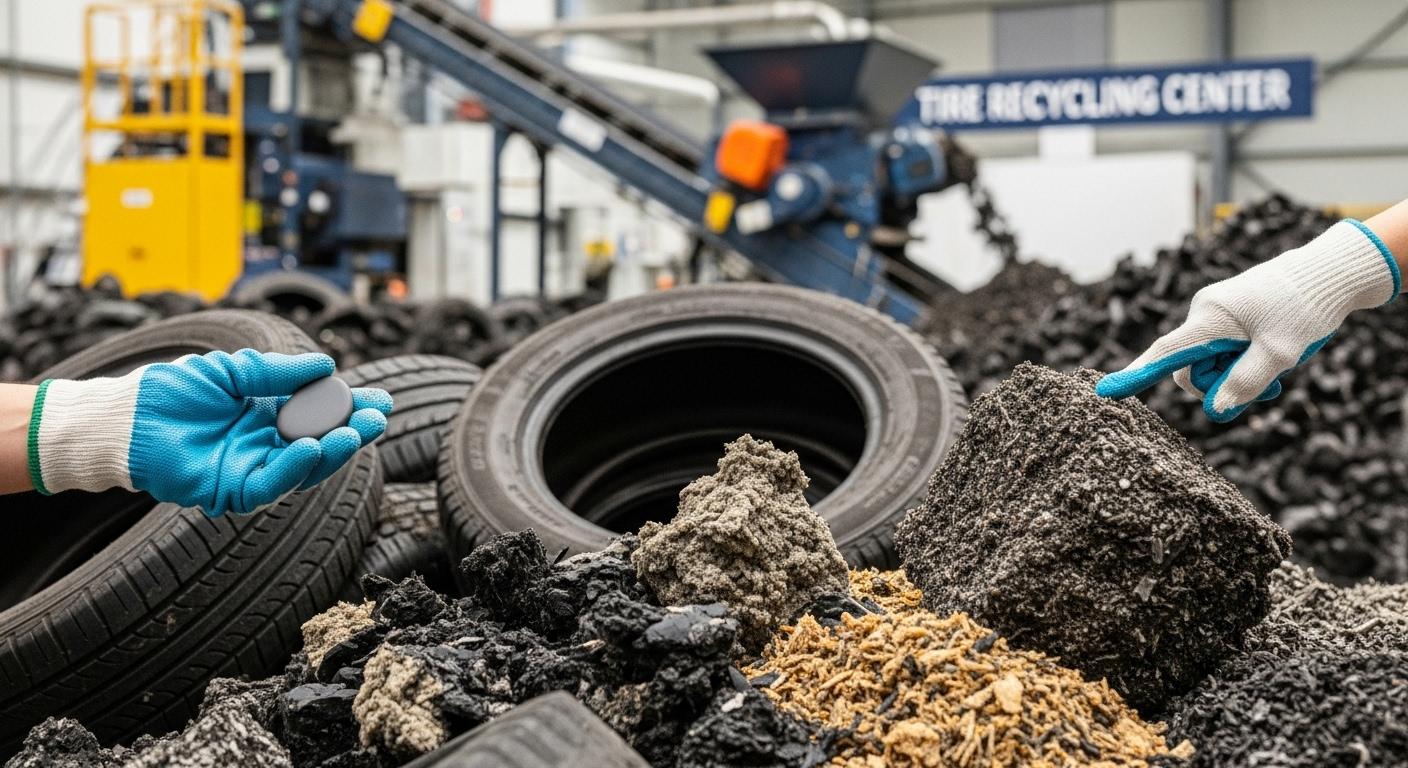 자동차타이어재활용할수있나요