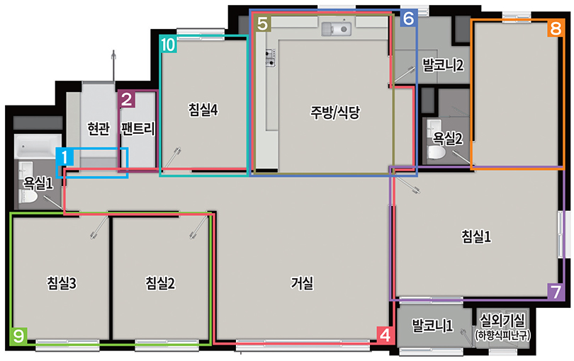 110B 평면도 입니다