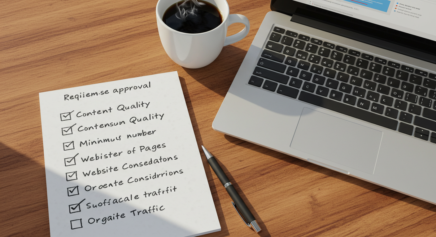 애드센스 승인 전 확인해야 할 체크리스트