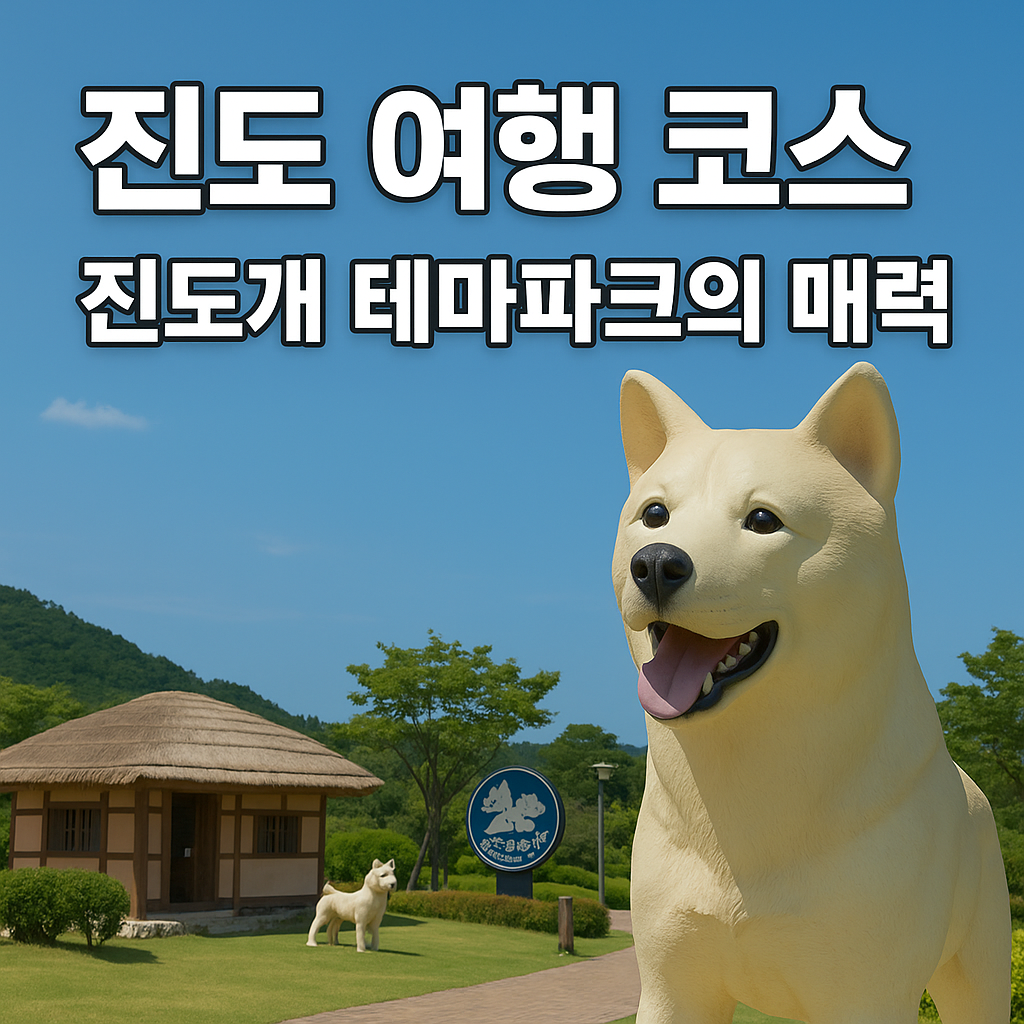 진도에서 꼭 가봐야 할 여행 코스: 진도개 테마파크의 매력