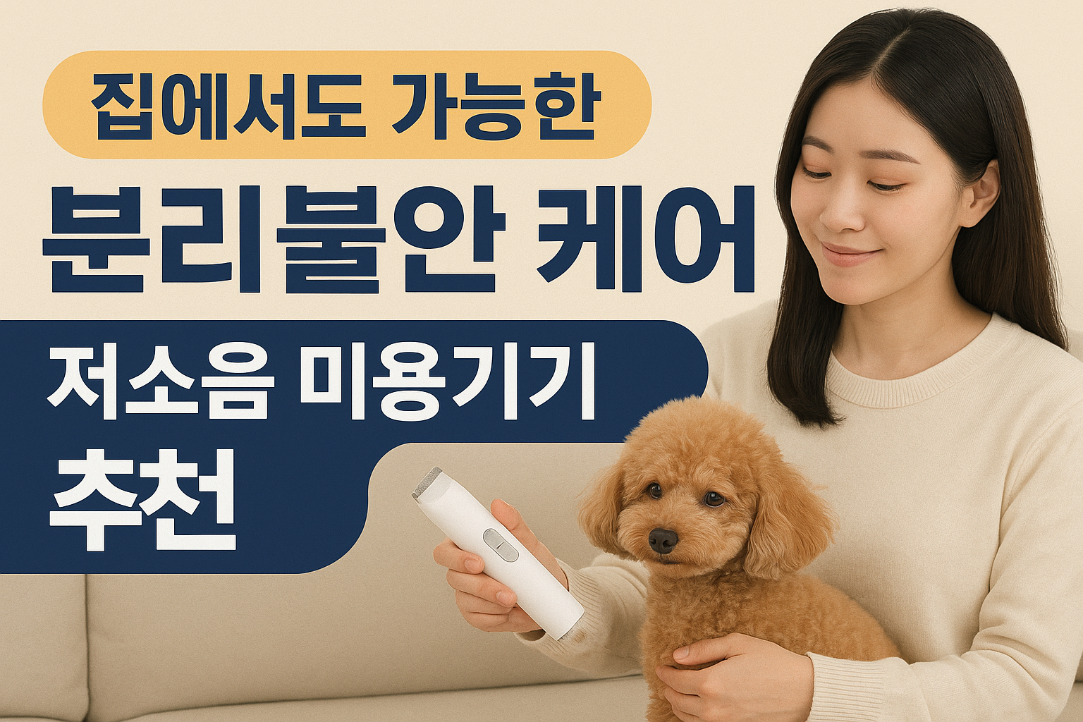 저소음 미용기기