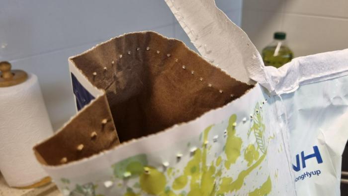 쌀포대 푸는 법